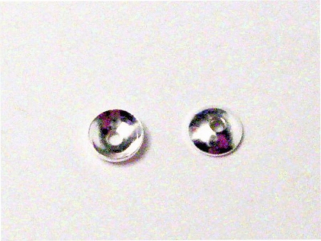 4 mm Perlenkappen Silber 925 10 Stück